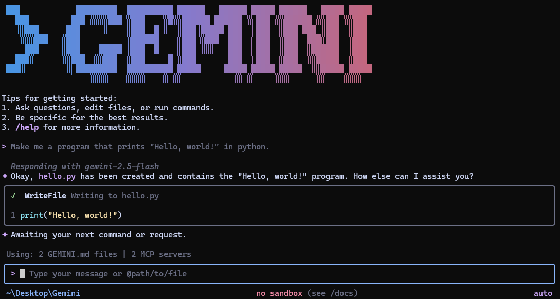Gemini CLI 대표 이미지